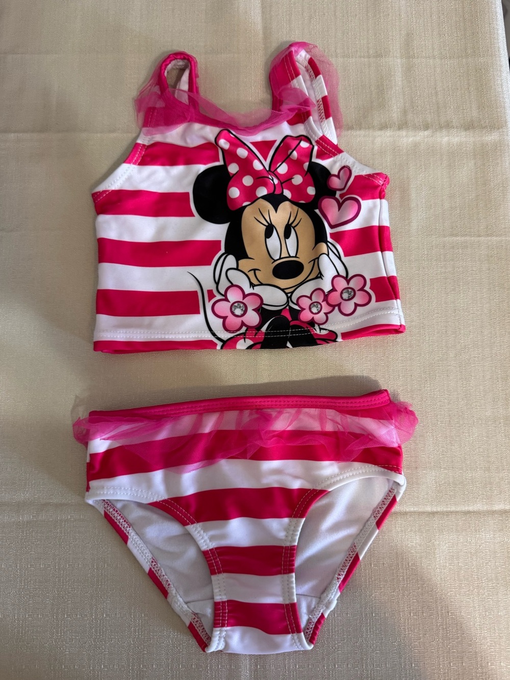 Minnie Mouse Bikini w/ tule ruffles